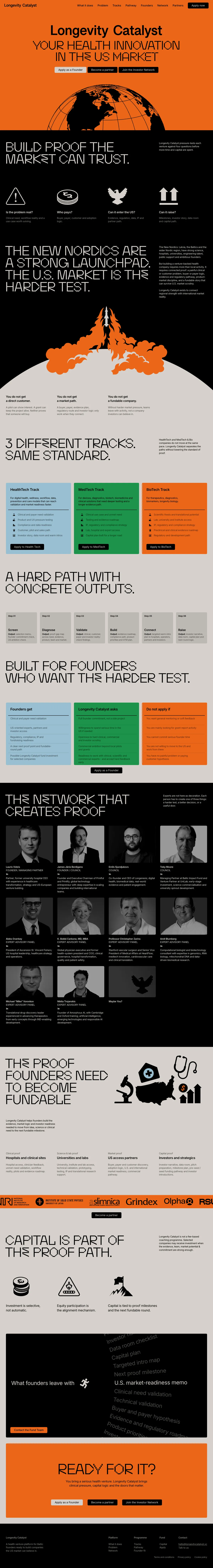 Longevity Catalyst full page