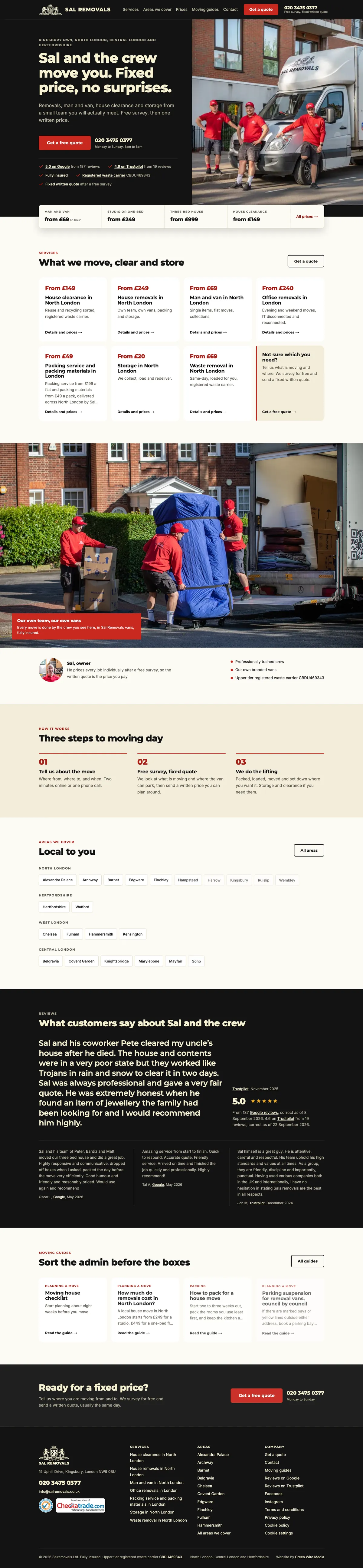 Sal Removals full page