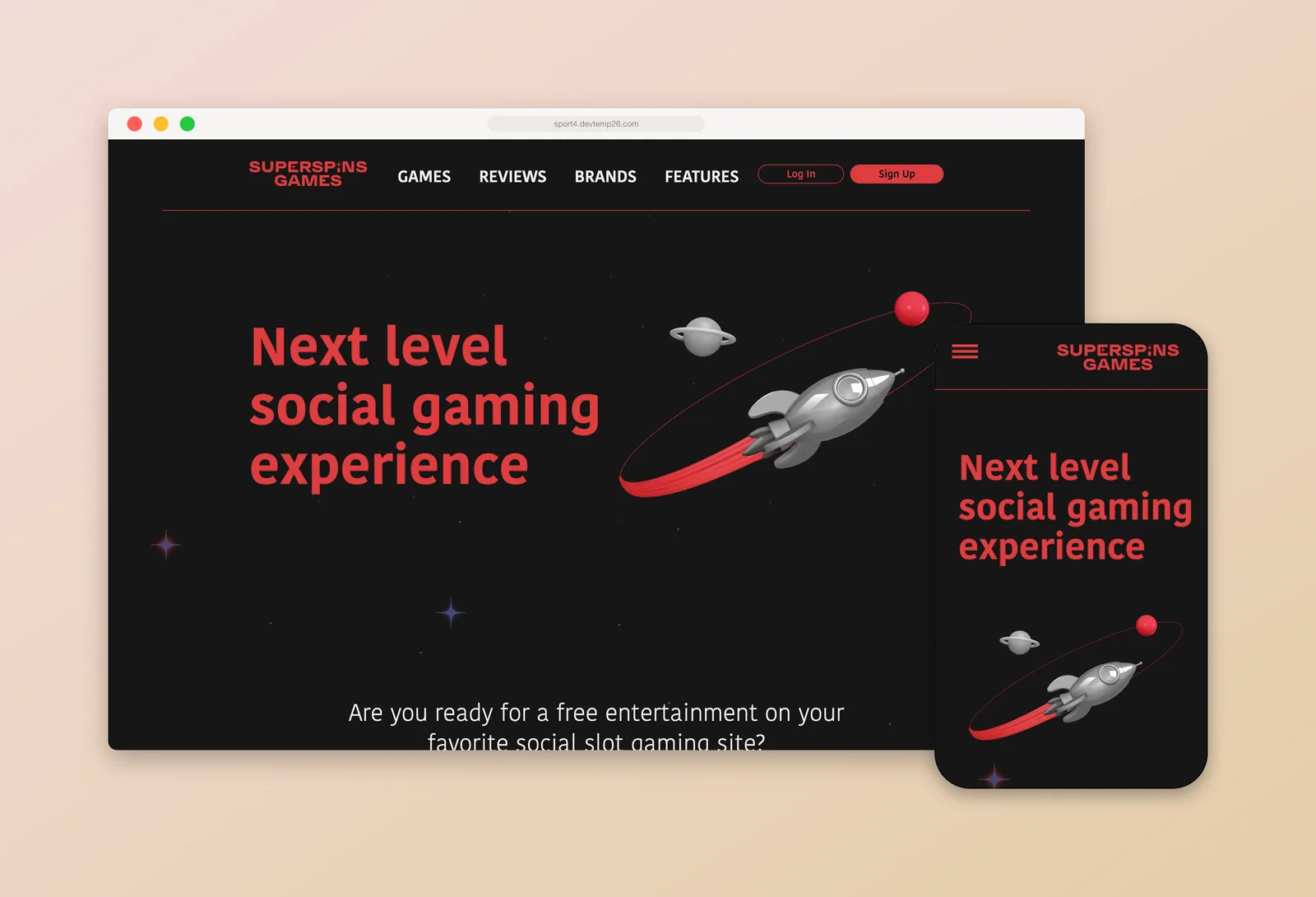 Superspins Games
