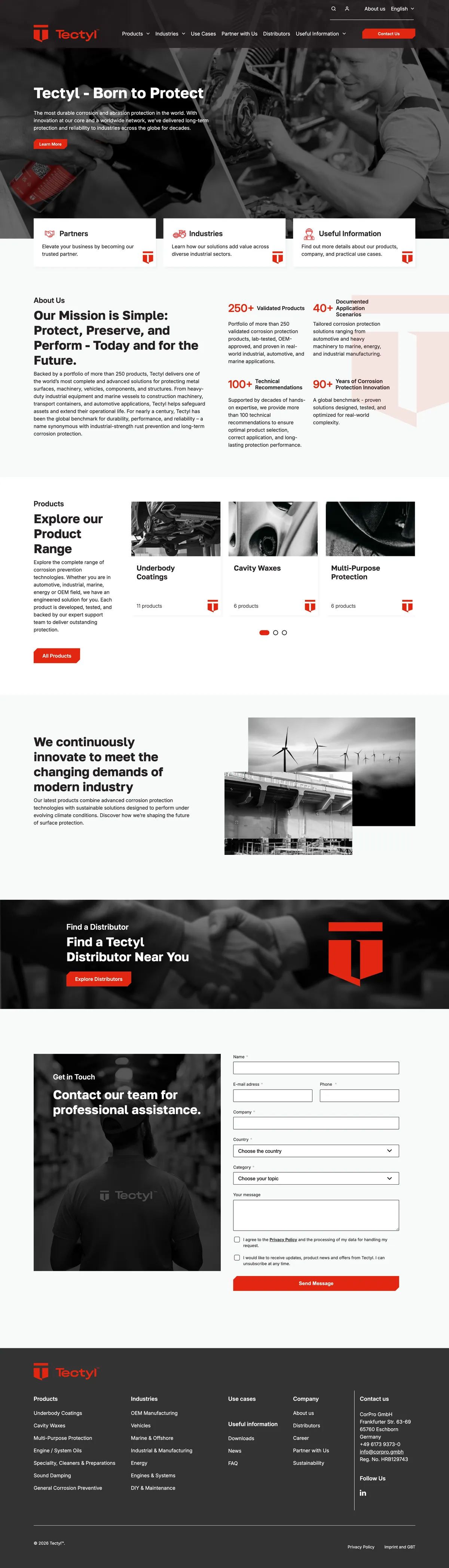 Tectyl Europe full page